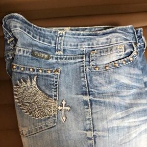 Jeans, used, Cowgirl Tuff jeans.